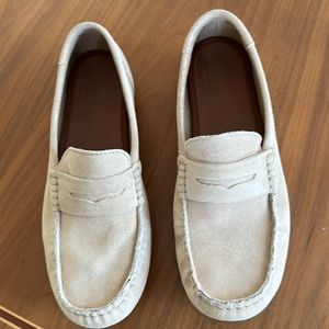Boys 39, size 8.5 suede loafers worn once on a holiday